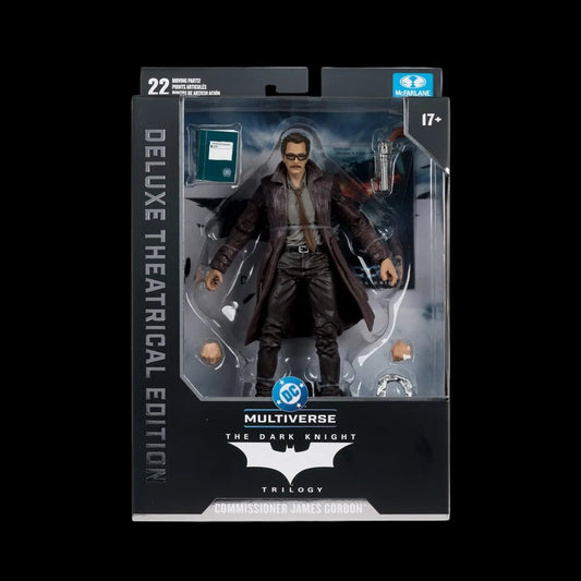 DC Multiverse Deluxe Theatrical Edition Wave 5 The Dark Knight Commissioner Gordon 7-Inch Scale Action Figure