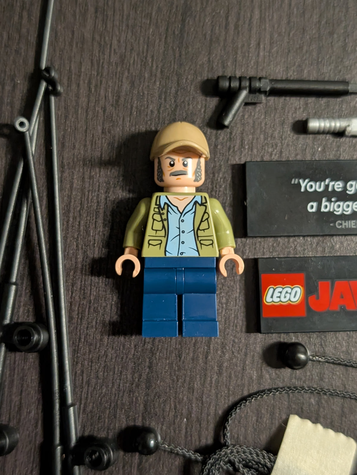 Lego Ideas JAWS Quint Minifigure (Loose)