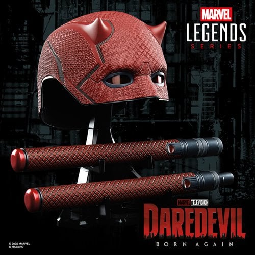 Daredevil Marvel Legends Daredevil: Born Again Mask and Billy Club Prop Replicas
