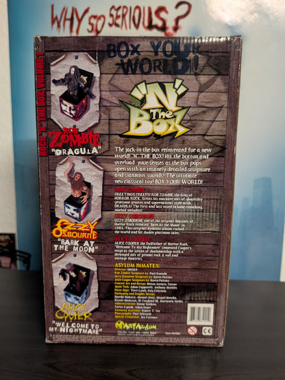 2001 Art Asylum Rob Zombie In The Box