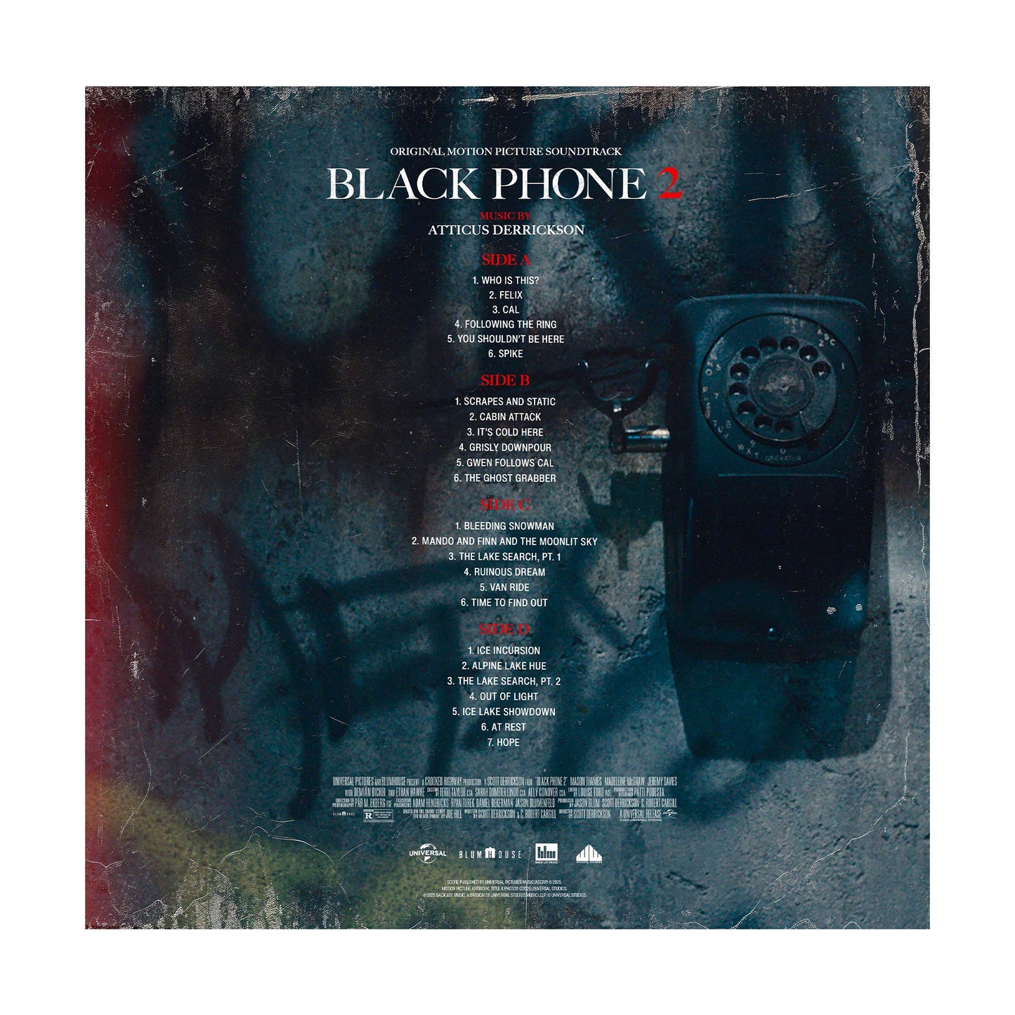 Waxwork Records Black Phone 2 Soundtrack (Snow & Ice)