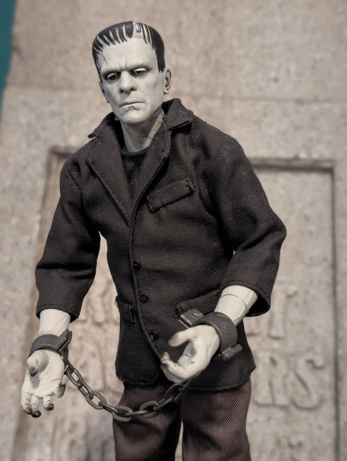 2000 Sideshow Frankenstein's Monster B&W Variant 12" Figure (Loose)