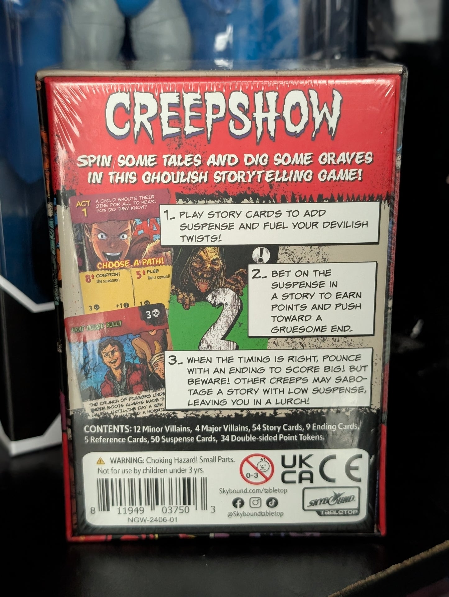 Creepshow Suspense Building Card Game (Sealed)