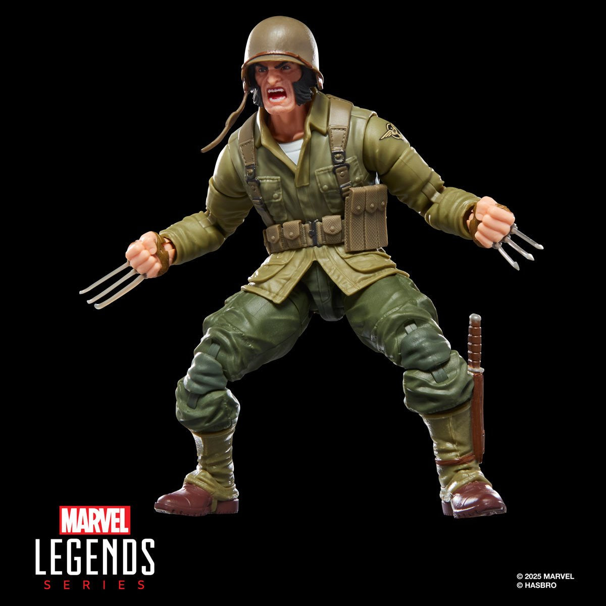 Marvel Legends Series Wolverine (WWII Logan) X-Men Comics 6-Inch Action Figure