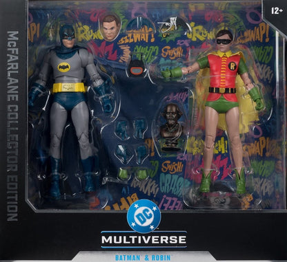 DC Multiverse Batman and Robin Batman Classic TV Series McFarlane Collector Edition #5 7-Inch Action Figure 2-Pack