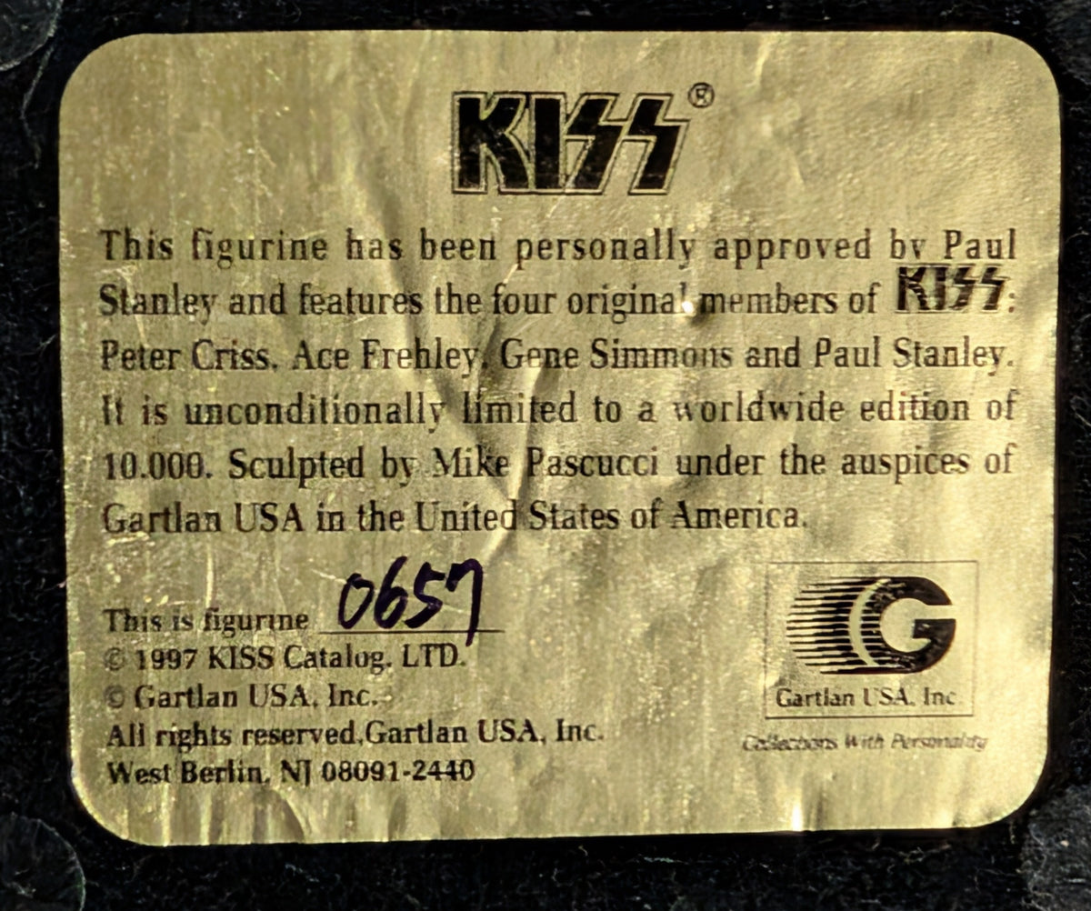 KISS 1997 Reunion Tour Era Gartlan Bust 657/10000