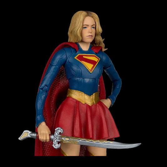 DC Multiverse Deluxe Theatrical Edition Wave 4 Supergirl Movie Supergirl and Baby Krypto 7-Inch Scale Action Figure