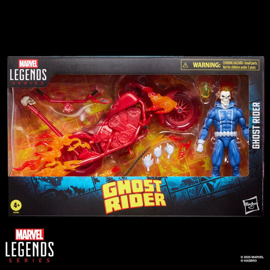 Ghost Rider Marvel Legends Series Johnny Blaze 6-Inch Action Figure with Motorcycle