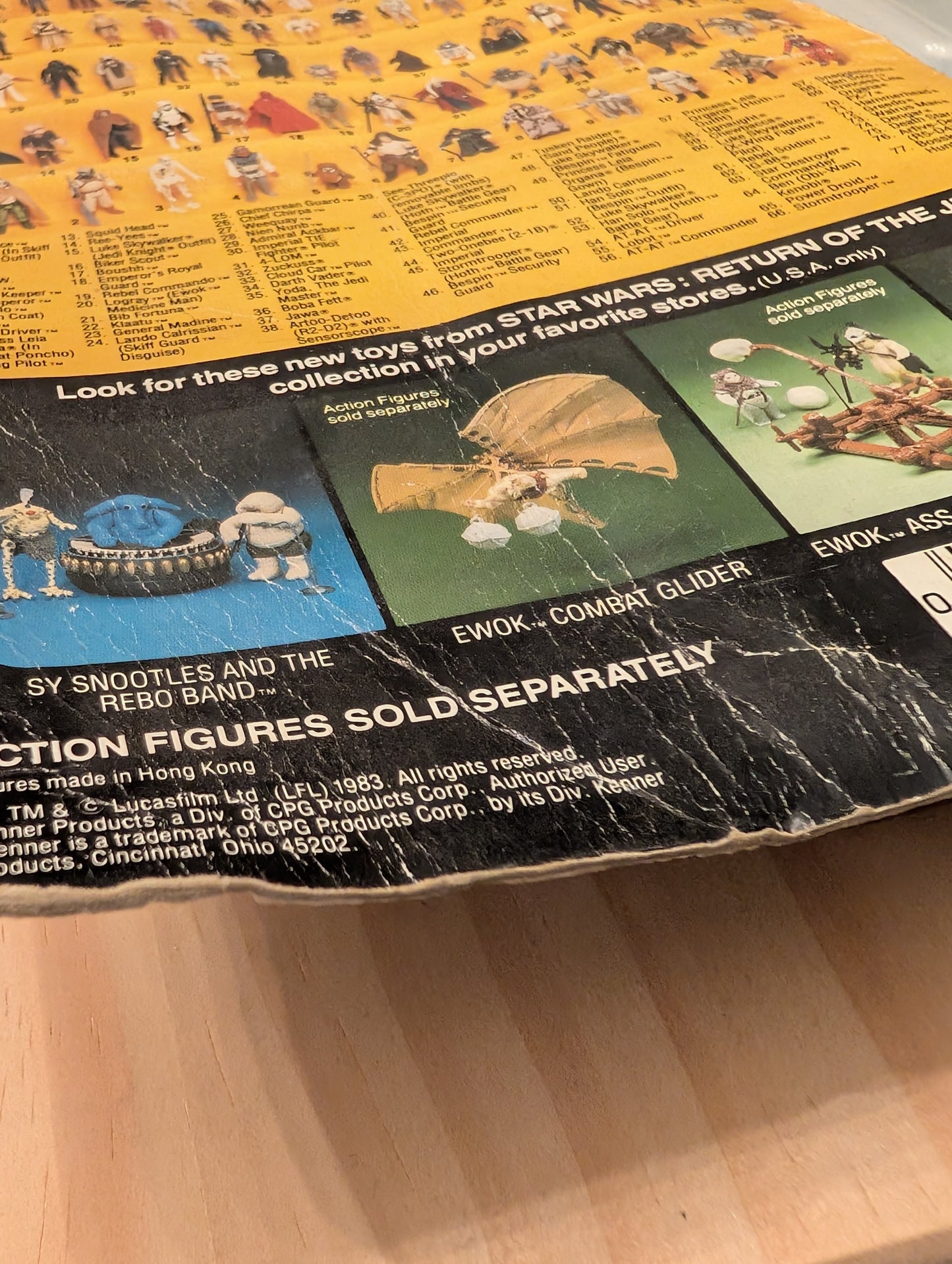 Vtg (1983) Star Wars Rancor Keeper Action Figure (77 Back)