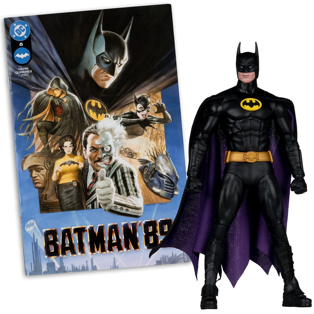 Page Punchers W13 Batman 89 7-Inch Figure with Comic Book