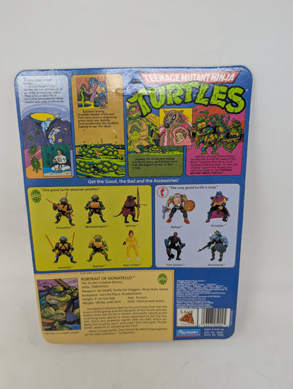 Vtg (1988) TMNT Donatello Figure (10 Back, Unpunched)