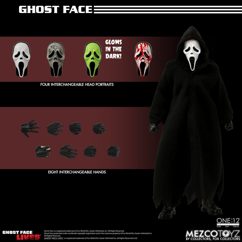 PRE-ORDER Ghost Face One:12 Collective Action Figure