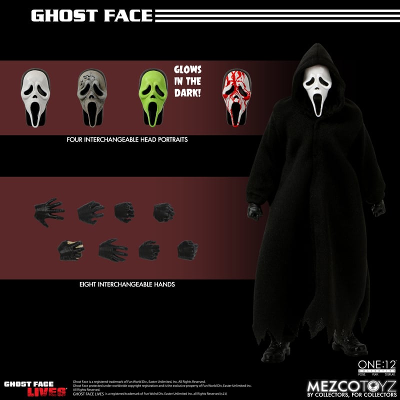Ghost Face One:12 Collective Action Figure